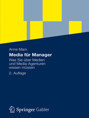 cover image of Media für Manager